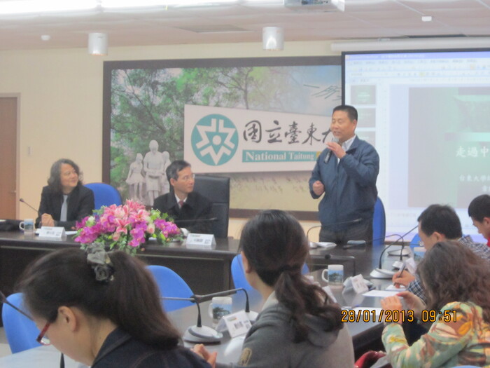 2013.01.28蘭州西北師範大學蒞校訪問及座談圖片
