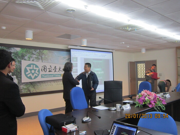 2013.01.28蘭州西北師範大學蒞校訪問及座談圖片